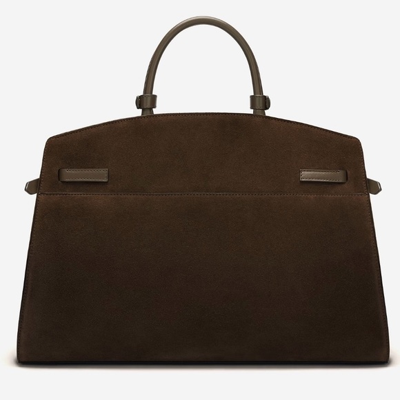 DeMellier Hudson Suede Bag, Large, Mocha Brown - Picture 4 of 12